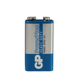 Батарейка солевая GP PowerPlus Heavy Duty, 6F22 (1604C)-1S, 9 В, крона, спайка, 1 шт.
