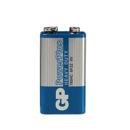 Батарейка солевая GP PowerPlus Heavy Duty, 6F22 (1604C)-1S, 9 В, крона, спайка, 1 шт.