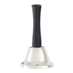 Колокольчик металлический, звонок настольный Shine, 12×6.5 см, серебряный