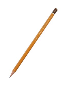 Карандаш чернографитный Koh-I-Noor 1500, 8H, шестигранный, деревянный, жёлтый корпус