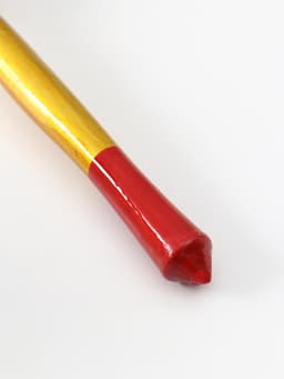 Ложка деревянная «Краснушка», полубасок, красный фон