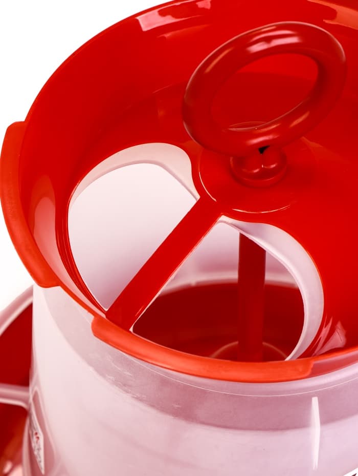 Кормушка бункерная для домашней птицы на 5 кг, цвет МИКС