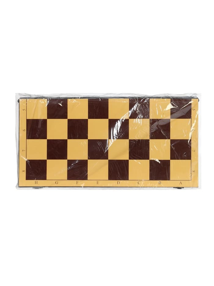 Настольные игры 2 в 1 «Семейная»: шахматы, шашки, доска пластик 30×30 см