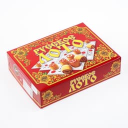 Русское лото «Семейное», 24 карточки, 50 фишек, 90 бочонков