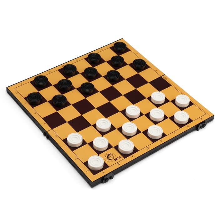 Шашки, настольная игра «Северные», с доской 30×30 см