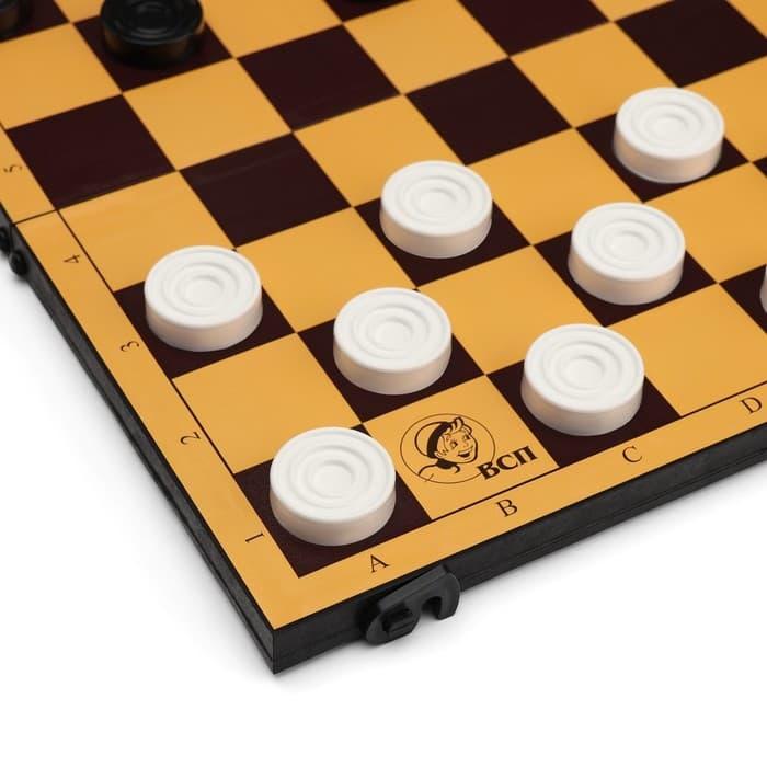 Шашки, настольная игра «Северные», с доской 30×30 см