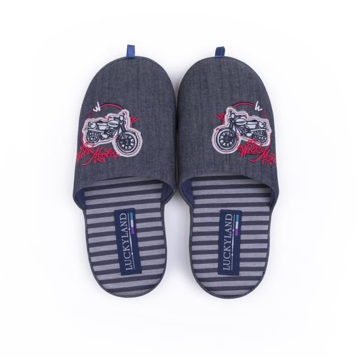 Тапочки детские, цвет синий, размер 39