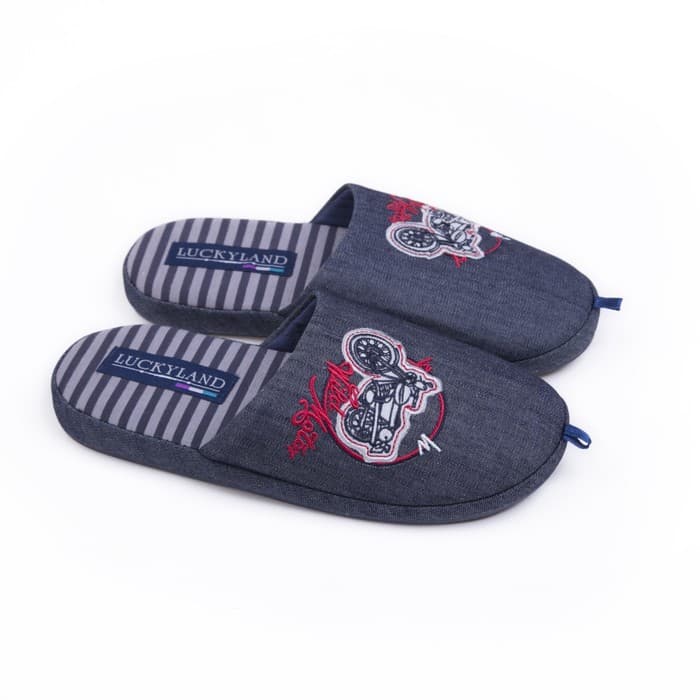 Тапочки детские, цвет синий, размер 39