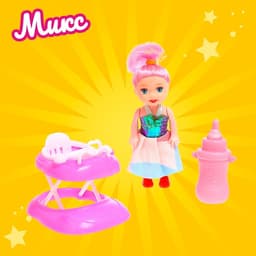 Кукла малышка «Ева» с аксессуарами, МИКС