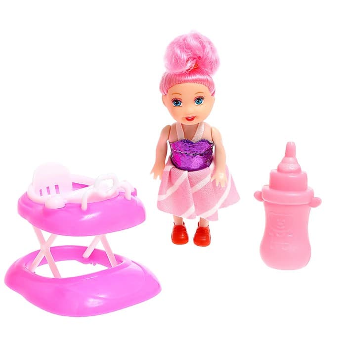 Кукла малышка «Ева» с аксессуарами, МИКС