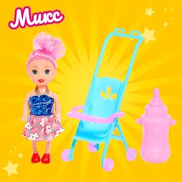 Кукла малышка «Ева» с аксессуарами, МИКС