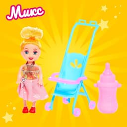 Кукла малышка «Ева» с аксессуарами, МИКС