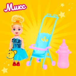 Кукла малышка «Ева» с аксессуарами, МИКС