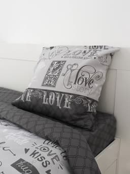 Постельное бельё 1.5-спальное «Этель» Love, бязь