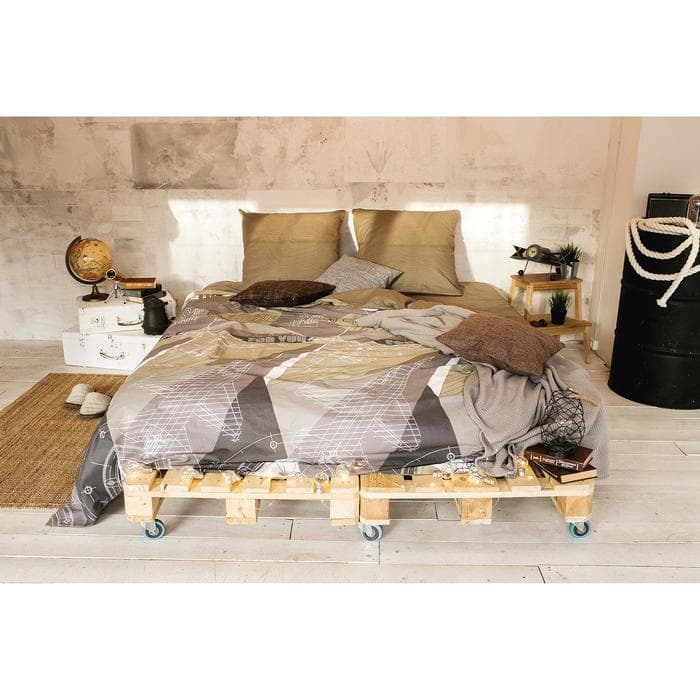 Постельное бельё 2-спальное «Этель. Механика», бязь