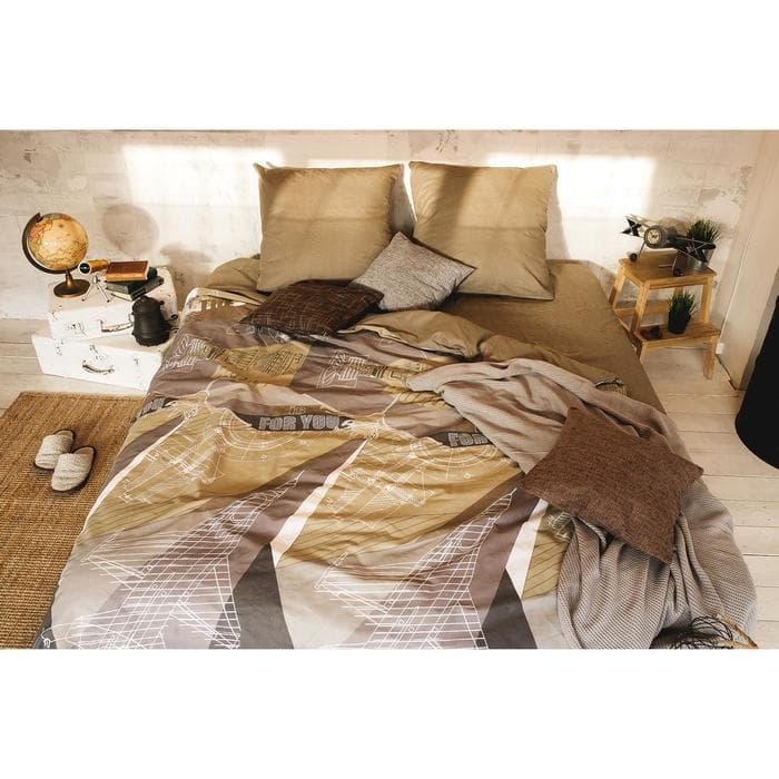 Постельное бельё 2-спальное «Этель. Механика», бязь