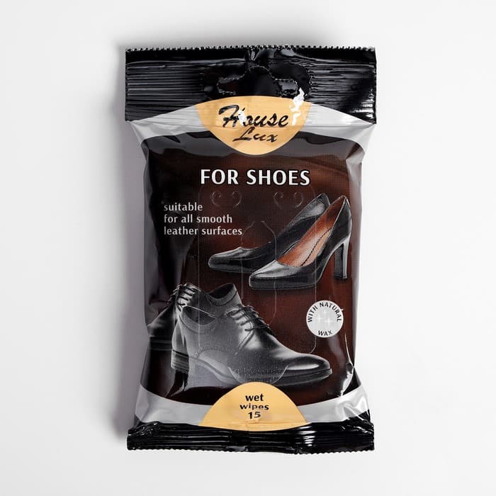 Влажные салфетки House Lux, для обуви, 15 шт.