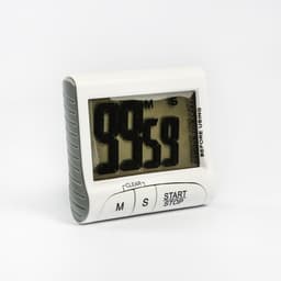 Таймер LuazON LTB-02, электронный, с магнитным креплением, белый