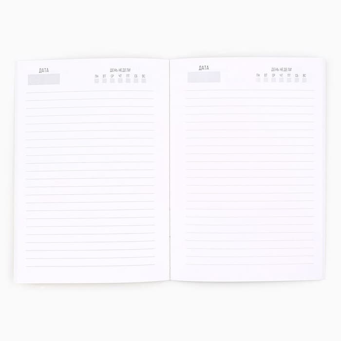 Ежедневник А5, 80 листов, недатированный, в мягкой обложке «С 23 февраля!»