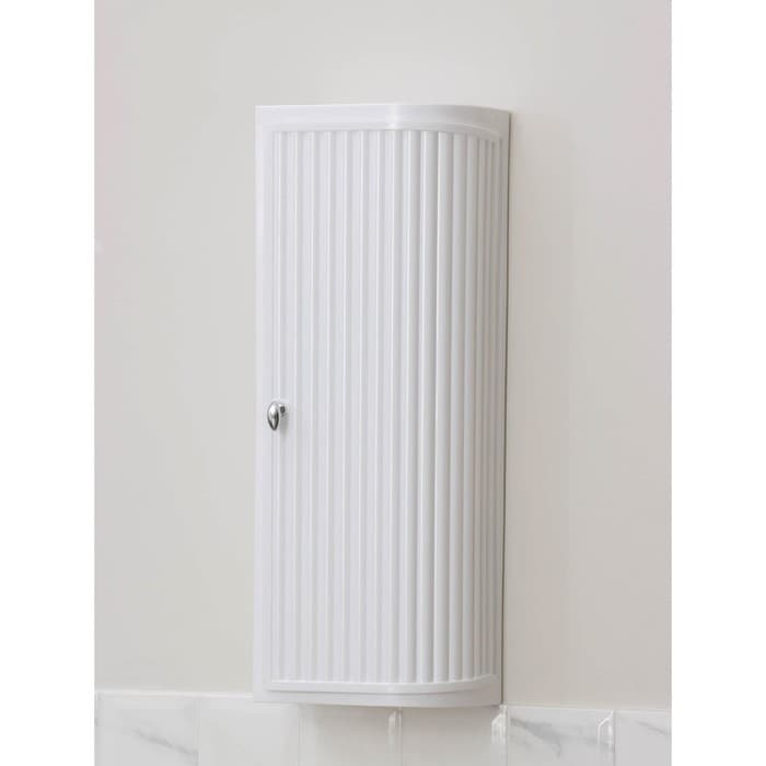 Шкафчик угловой Hilton Right, подвесной, снежно-белый