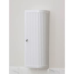 Шкафчик угловой Hilton Right, подвесной, снежно-белый