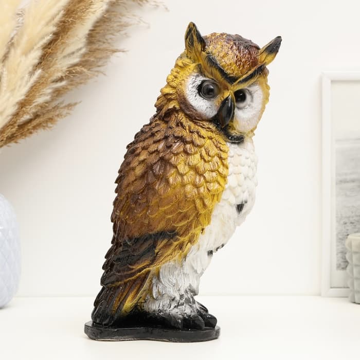 Копилка для денег «Филин», гипс, 25×13×11 см