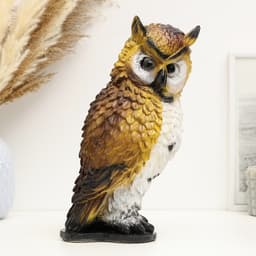 Копилка для денег «Филин», гипс, 25×13×11 см