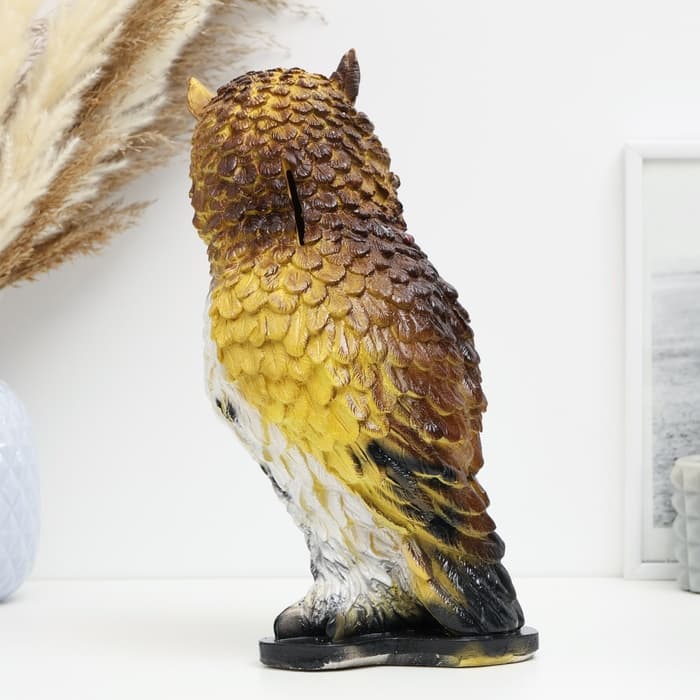 Копилка для денег «Филин», гипс, 25×13×11 см