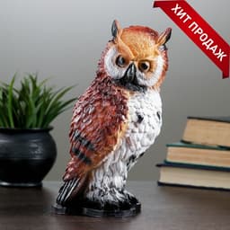 Копилка для денег «Филин», гипс, 25×13×11 см