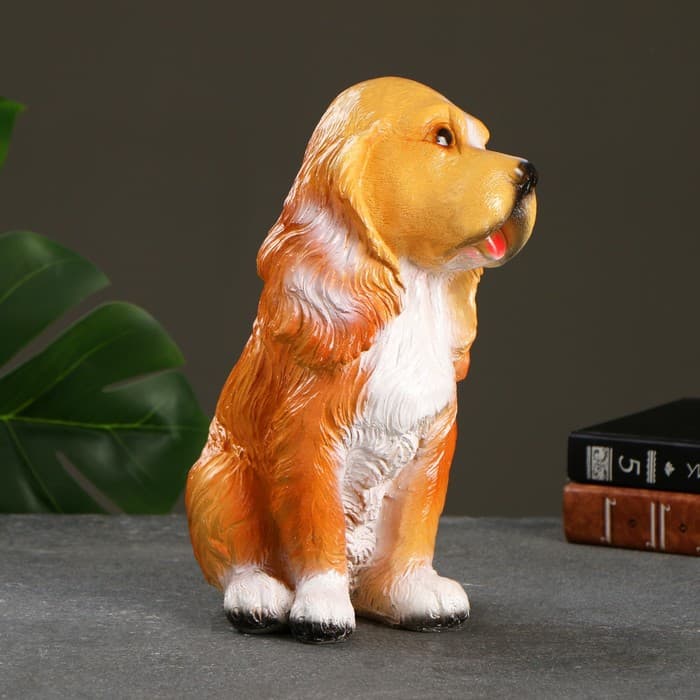 Копилка для денег «Кокер», гипс, 16×14×26 см