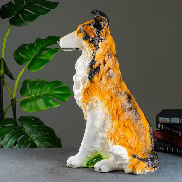 Копилка для денег «Колли», гипс, 35×34×55 см