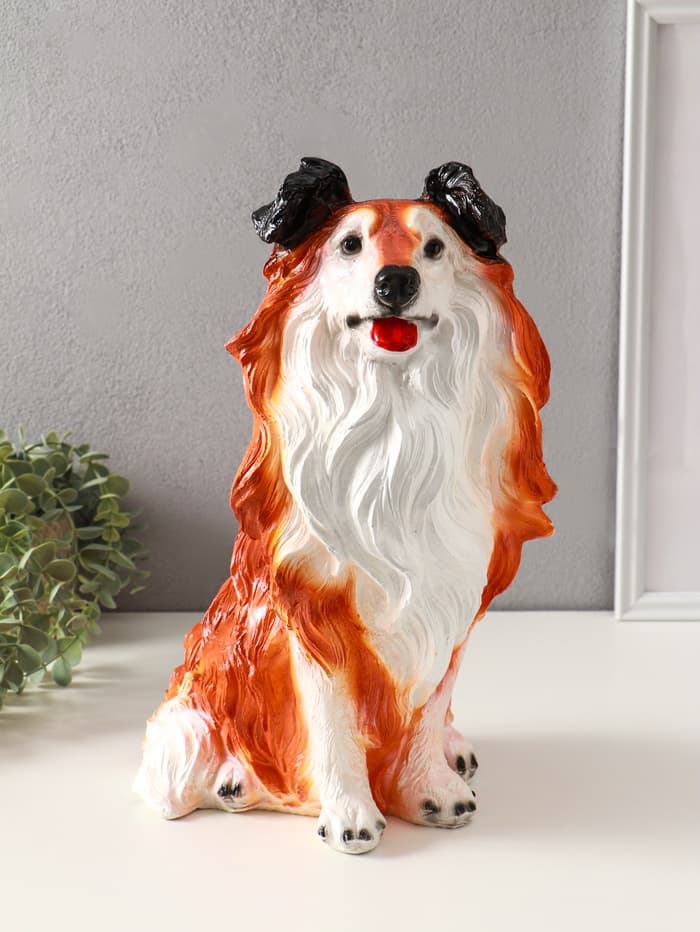 Копилка для денег «Колли», гипс, 38×28×20 см