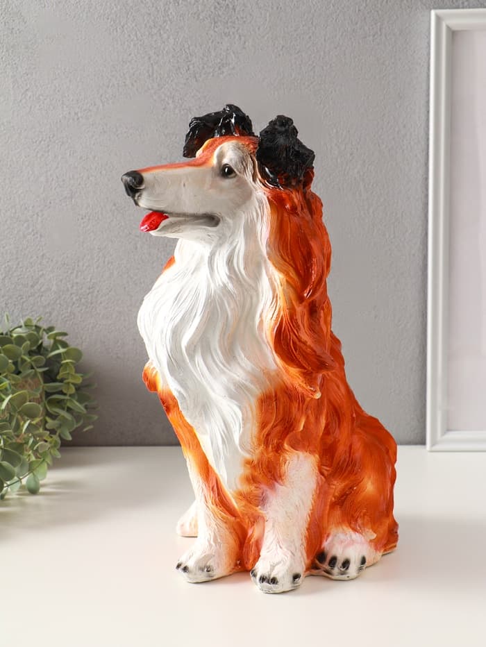 Копилка для денег «Колли», гипс, 38×28×20 см