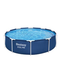 Бассейн каркасный Steel Pro, 305×76 см, фильтр-насос, круглый. 56679 Bestway