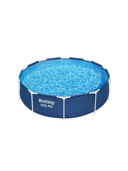 Бассейн каркасный Steel Pro, 305×76 см, фильтр-насос, круглый. 56679 Bestway