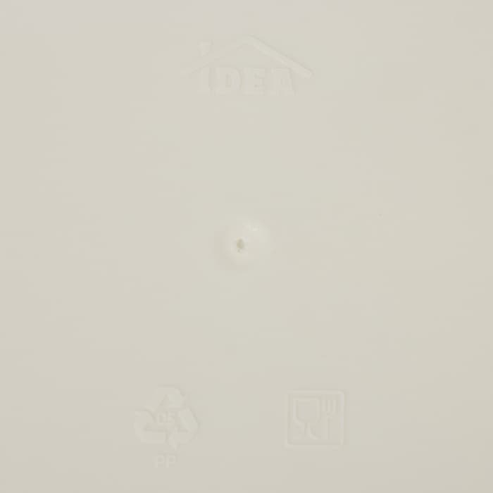 Салфетница IDEA «Вязание», пластик, 14×14×8.5 см, серая