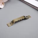 Зубчатая подвеска для картин, фоторамок металл, набор 40 шт., золото, 4×0.5 см