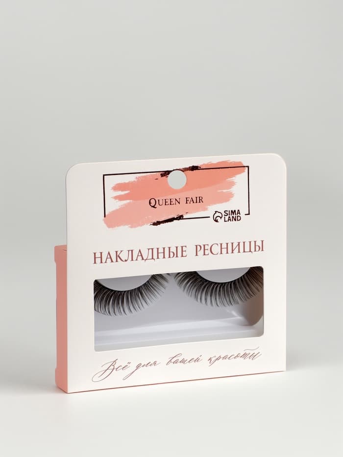 Ресницы накладные «Мечтающий взгляд», 11 мм, без клея, чёрные