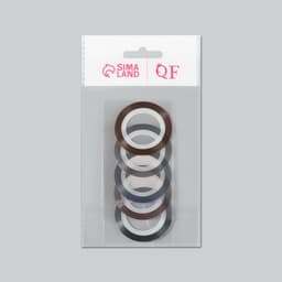 Ленты клеевые для декора «Голография», 5 шт., 1 мм, 18 м, разноцветные