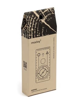 Компас туристический maclay, с линейкой, лупой, шнуром