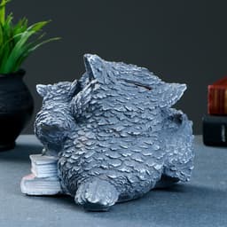 Копилка для денег «Сова с совятами и книгой», 17×15 см