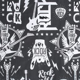 Постельное бельё 1.5-спальное «Этель» Rock&Roll, бязь
