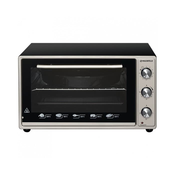Мини-печь Maunfeld СEMOB.363.S1, 1300 Вт, 3 режима, 36 л, чёрная, серебристая