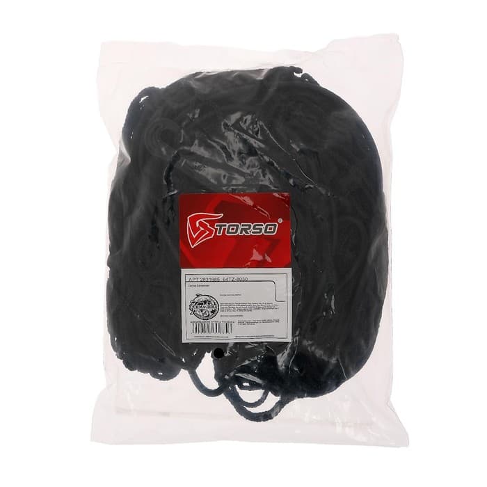 Сетка багажная TORSO, напольная 90×75 см, 4 пластиковых крючка