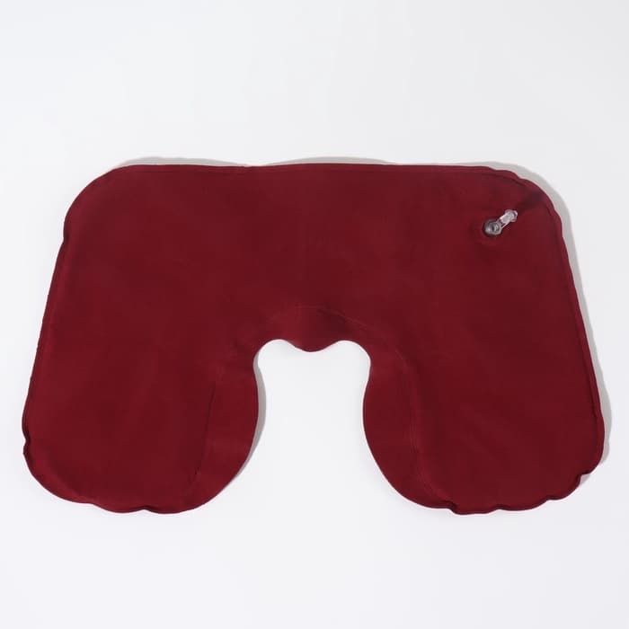 Подушка надувная для шеи, дорожная, 42×27 см, МИКС