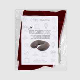 Подушка надувная для шеи, дорожная, 42×27 см, МИКС