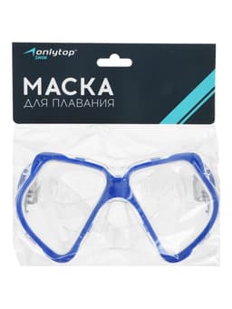 Маска для плавания ONLYTOP, цвета МИКС