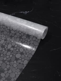 Коврик противоскользящий Доляна «Галька», 45×90 см, прозрачный