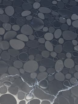 Коврик противоскользящий Доляна «Галька», 45×90 см, прозрачный