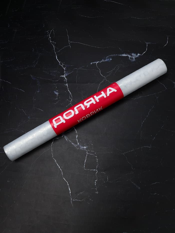 Коврик противоскользящий Доляна «Галька», 45×90 см, прозрачный